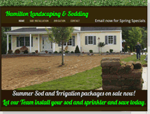 Tablet Screenshot of hamilton-sod.com